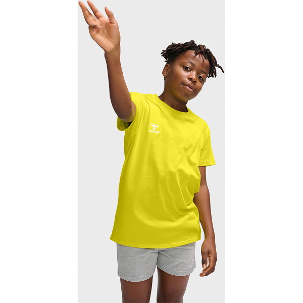 Hummel Go 2.0 T-Shirt Enfants - Jaune Clair