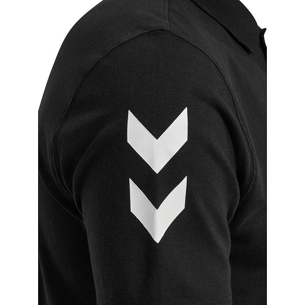 Hummel Go 2.0 Chevron Polo Heren - Zwart