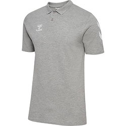 Hummel Go 2.0 Chevron Polo Hommes - Gris Mélange