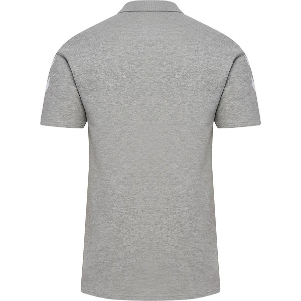 Hummel Go 2.0 Chevron Polo Heren - Grijs Gemeleerd