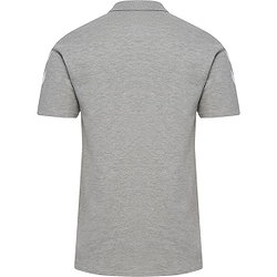 Voorvertoning: Hummel Go 2.0 Chevron Polo Heren - Grijs Gemeleerd