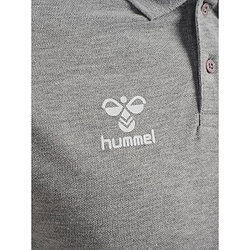 Voorvertoning: Hummel Go 2.0 Chevron Polo Heren - Grijs Gemeleerd