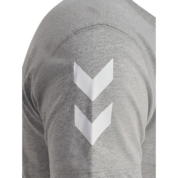 Hummel Go 2.0 Chevron T-Shirt Hommes - Gris Mélange