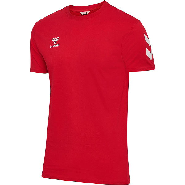 Hummel Go 2.0 Chevron T-Shirt Hommes - Rouge