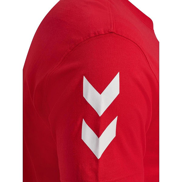 Hummel Go 2.0 Chevron T-Shirt Hommes - Rouge