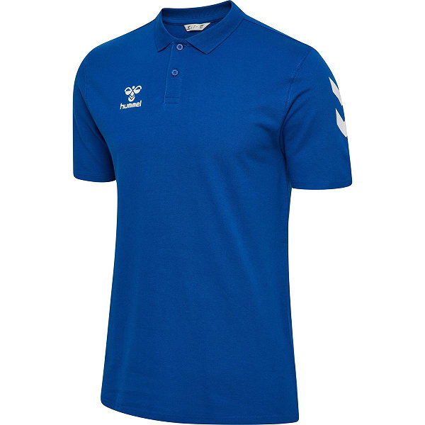 Hummel Go 2.0 Chevron Poloshirt Herren - Royal / Weiß