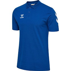 Hummel Go 2.0 Chevron Polo Hommes - Royal / Blanc