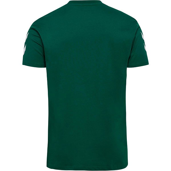 Hummel Go 2.0 Chevron T-Shirt Hommes - Vert Foncé