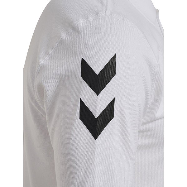 Hummel Go 2.0 Chevron Polo Hommes - Blanc
