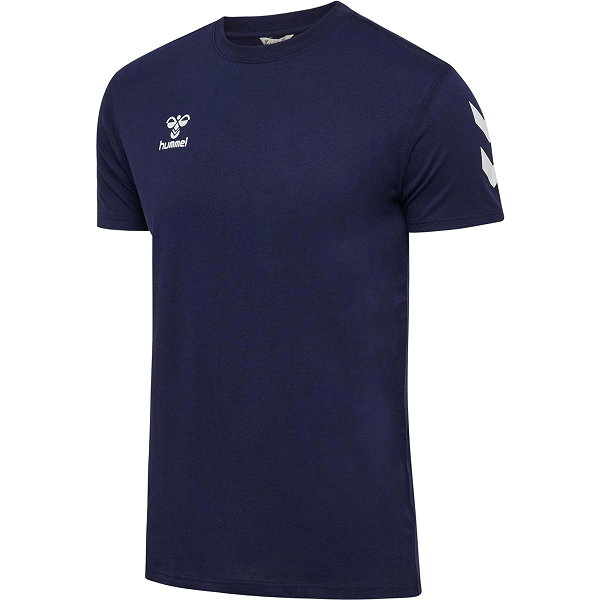 Hummel Go 2.0 Chevron T-Shirt Hommes - Marine