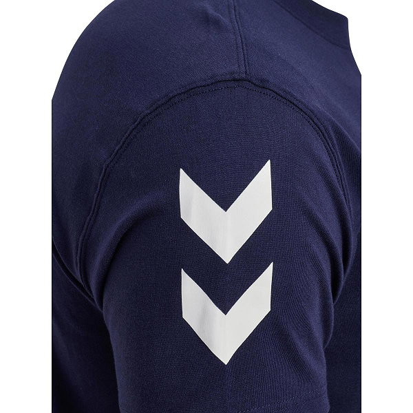 Hummel Go 2.0 Chevron T-Shirt Hommes - Marine