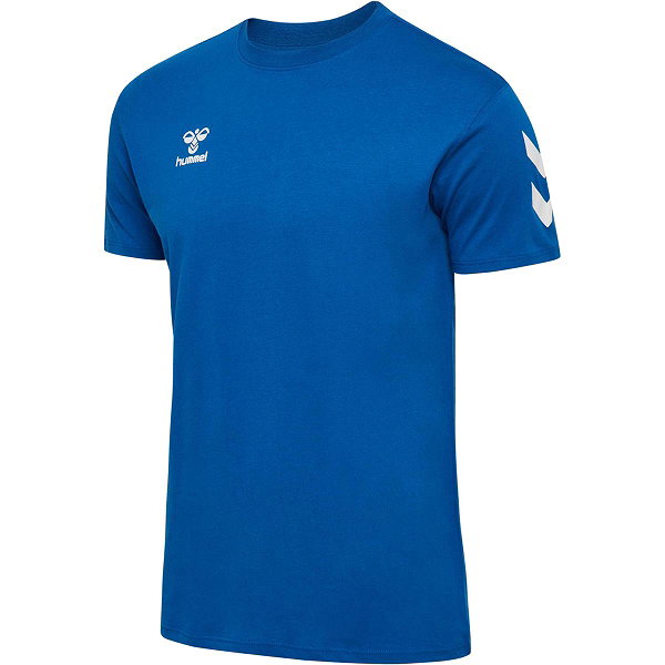 Hummel Go 2.0 Chevron T-Shirt Hommes - Royal / Blanc