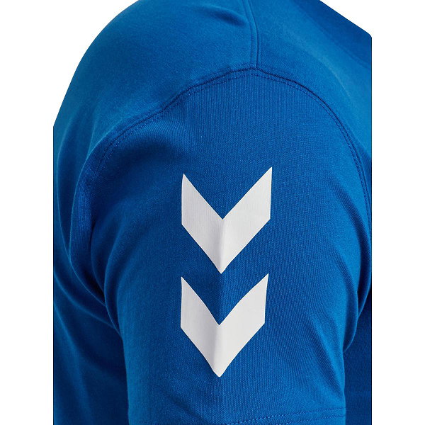 Hummel Go 2.0 Chevron T-Shirt Hommes - Royal / Blanc