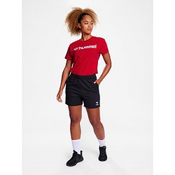 Présentation: Hummel Go 2.0 Logo T-Shirt Femmes - Rouge