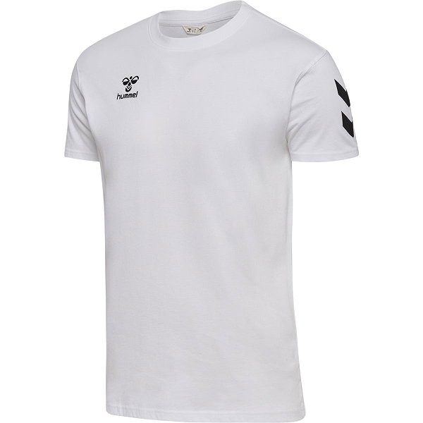 Hummel Go 2.0 Chevron T-Shirt Hommes - Blanc