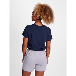 Présentation: Hummel Go 2.0 Logo T-Shirt Femmes - Marine