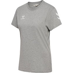 Hummel Go 2.0 Chevron T-Shirt Femmes - Gris Mélange