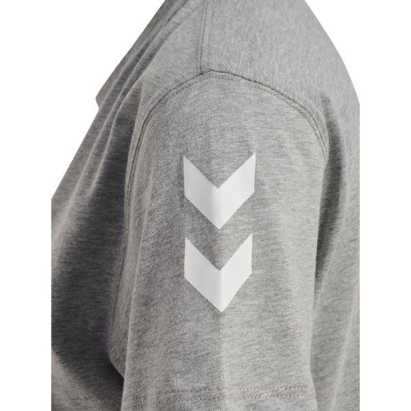 Hummel Go 2.0 Chevron T-Shirt Dames - Grijs Gemeleerd