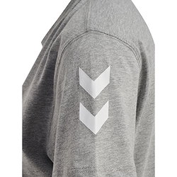 Voorvertoning: Hummel Go 2.0 Chevron T-Shirt Dames - Grijs Gemeleerd