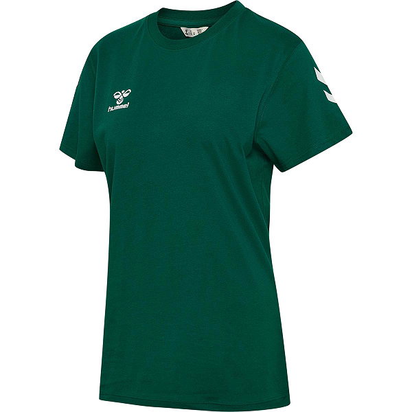 Hummel Go 2.0 Chevron T-Shirt Femmes - Vert Foncé