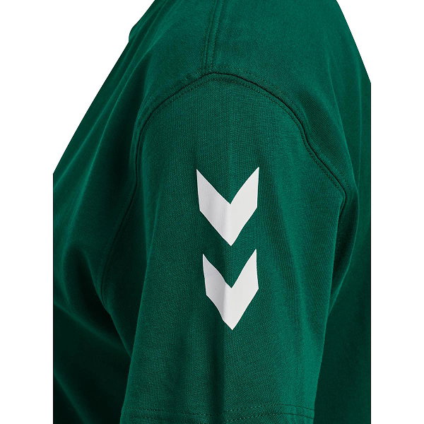 Hummel Go 2.0 Chevron T-Shirt Femmes - Vert Foncé