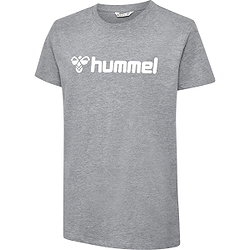 Hummel Go 2.0 Logo T-Shirt Enfants - Gris Mélange