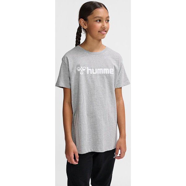 Hummel Go 2.0 Logo T-Shirt Kinderen - Grijs Gemeleerd