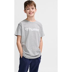 Voorvertoning: Hummel Go 2.0 Logo T-Shirt Kinderen - Grijs Gemeleerd