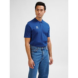 Voorvertoning: Hummel Go 2.0 Polo Heren - Royal / Wit