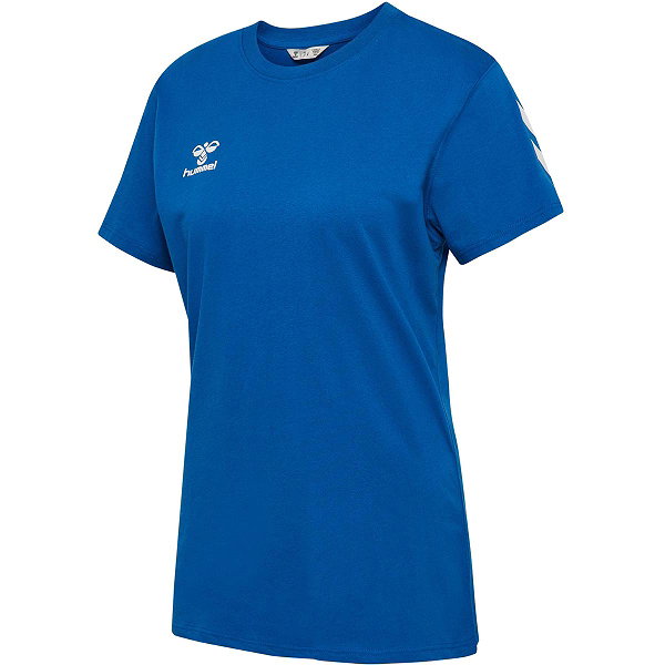 Hummel Go 2.0 Chevron T-Shirt Dames - Royal / Wit