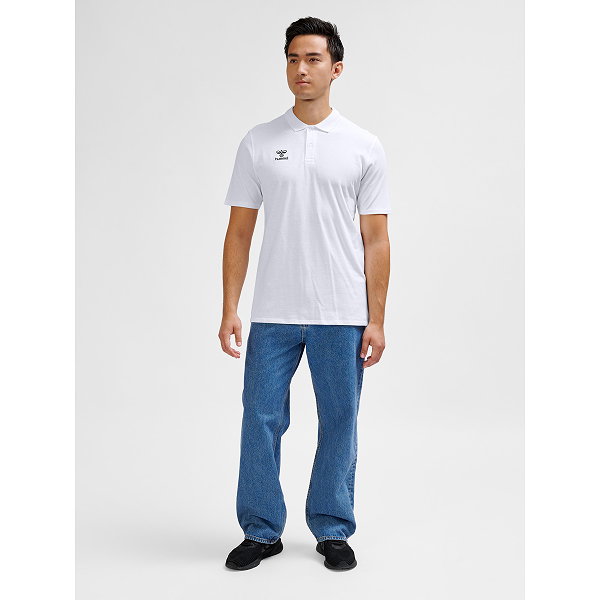 Hummel Go 2.0 Polo Heren - Wit
