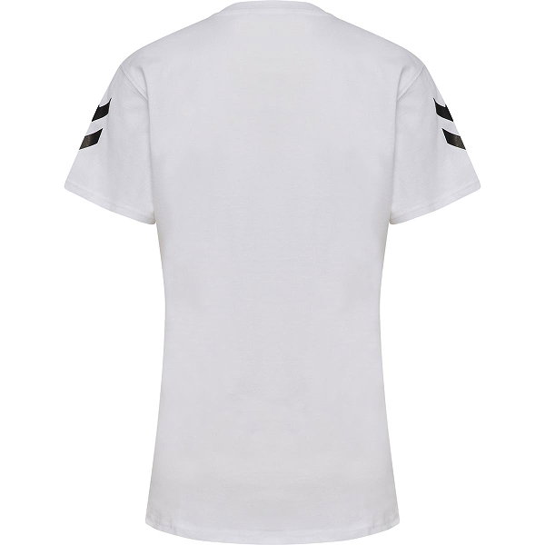 Hummel Go 2.0 Chevron T-Shirt Dames - Wit