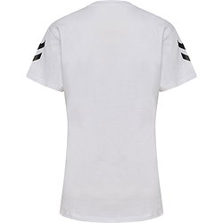 Voorvertoning: Hummel Go 2.0 Chevron T-Shirt Dames - Wit