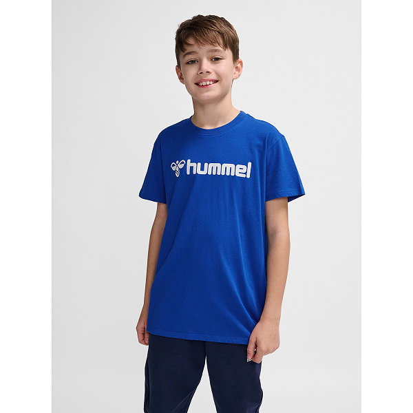 Hummel Go 2.0 Logo T-Shirt Enfants - Royal / Blanc