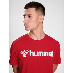 Présentation: Hummel Go 2.0 Logo T-Shirt Hommes - Rouge