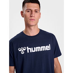 Présentation: Hummel Go 2.0 Logo T-Shirt Hommes - Marine