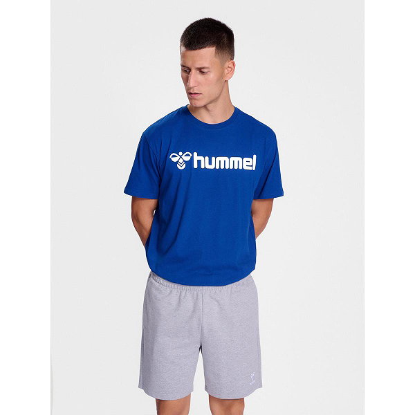 Hummel Go 2.0 Logo T-Shirt Hommes - Royal / Blanc