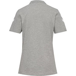 Vorschau: Hummel Go 2.0 Chevron Poloshirt Damen - Grau Meliert