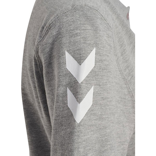 Hummel Go 2.0 Chevron Poloshirt Damen - Grau Meliert