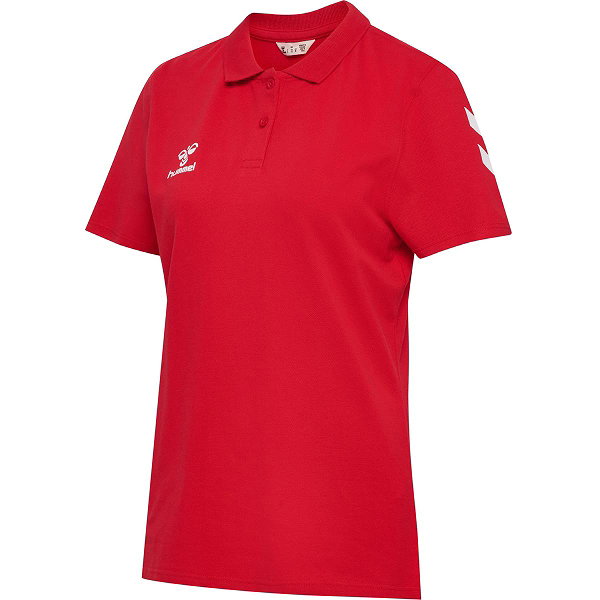 Hummel Go 2.0 Chevron Polo Dames - Rood