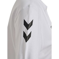 Voorvertoning: Hummel Go 2.0 Chevron Polo Dames - Wit