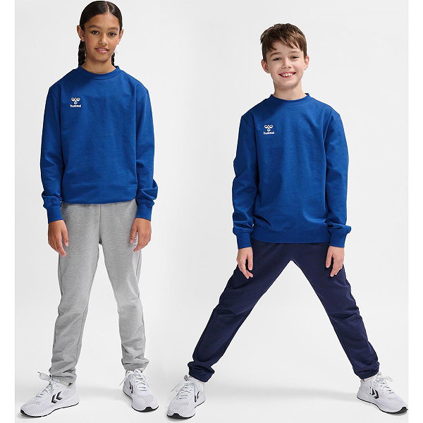 Hummel Go 2.0 Sweat Enfants - Royal / Blanc