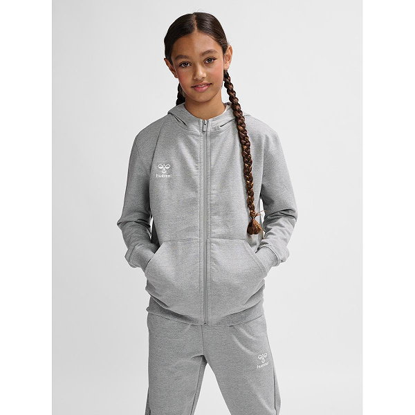 Hummel Go 2.0 Hoodie Kinderen - Grijs Gemeleerd