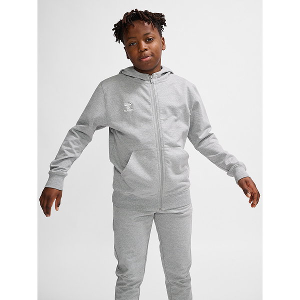 Hummel Go 2.0 Hoodie Kinderen - Grijs Gemeleerd