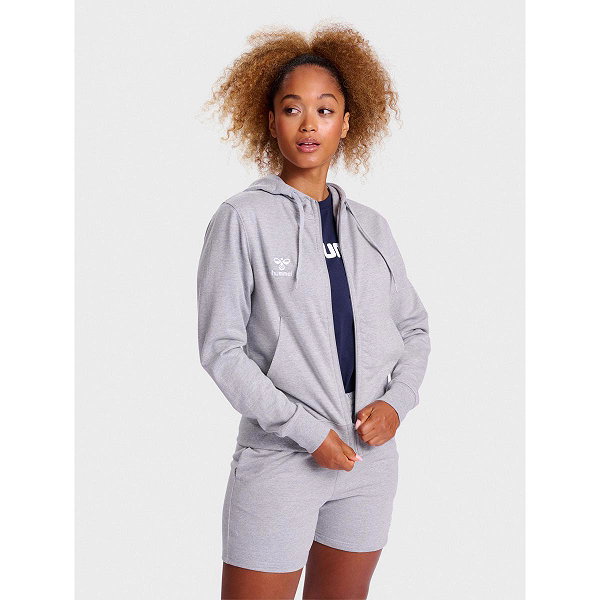 Hummel Go 2.0 Sweat À Capuche Femmes - Gris Mélange