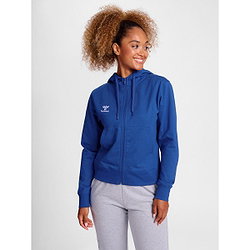 Vorschau: Hummel Go 2.0 Hoodie Damen - Royal / Weiß