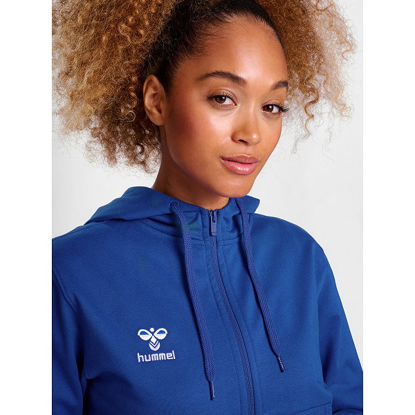 Hummel Go 2.0 Hoodie Damen - Royal / Weiß