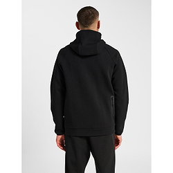 Présentation: Hummel Tech Fleece Regular Zip Sweat À Capuchon Hommes - Noir