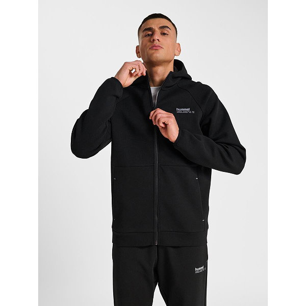 Hummel Tech Fleece Regular Zip Sweat À Capuchon Hommes - Noir