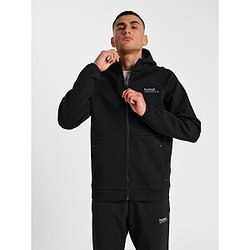 Présentation: Hummel Tech Fleece Regular Zip Sweat À Capuchon Hommes - Noir